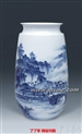 浅探青花山水瓷画“空白”的内在意蕴