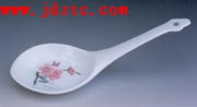 釉下梅花饭匙