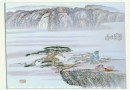景德镇丰城籍艺术家《李白诗意图》瓷板 作者：  杜浩生