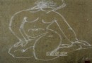 周国桢教授的人物速写系列画