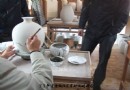 视频+图片 国画家乐峰第一次画瓷器全过程