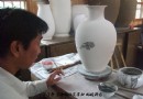 国画家乐峰首次画瓷图片集三