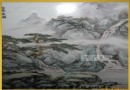 江保华青绿山水“松风泉韵”
