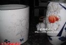 陈齐招“天寿五百年”古彩作品进程