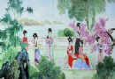 王怀俊 粉彩“娉婷闲游”瓷板RMB 80,000-100,000