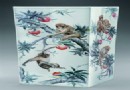 邓智 粉彩“得寿图”四方瓶 RMB 120,000-160,000