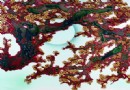 祝正茂 釉里红“梅开五福”瓷板 RMB 250,000-350,000
