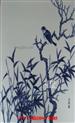 江龙 青花《花鸟系列》 内径57*57cm瓷板