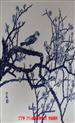 江龙 青花《花鸟系列》 内径57*57cm瓷板