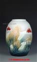 胡景文，江西省工艺美术大师 教授《火山》高温颜色釉 瓷瓶