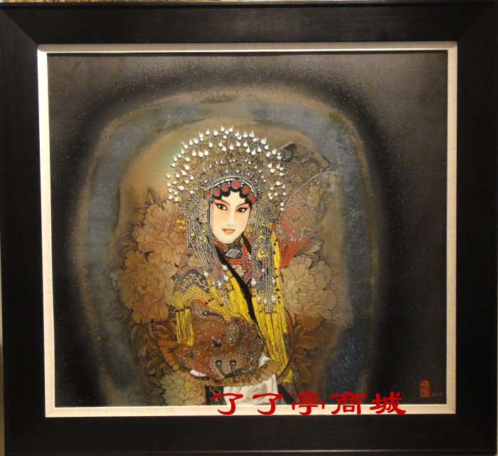 "贵妃--国粹系列".高温色釉综合装饰.杨杰.(江西省高级工艺美术师)