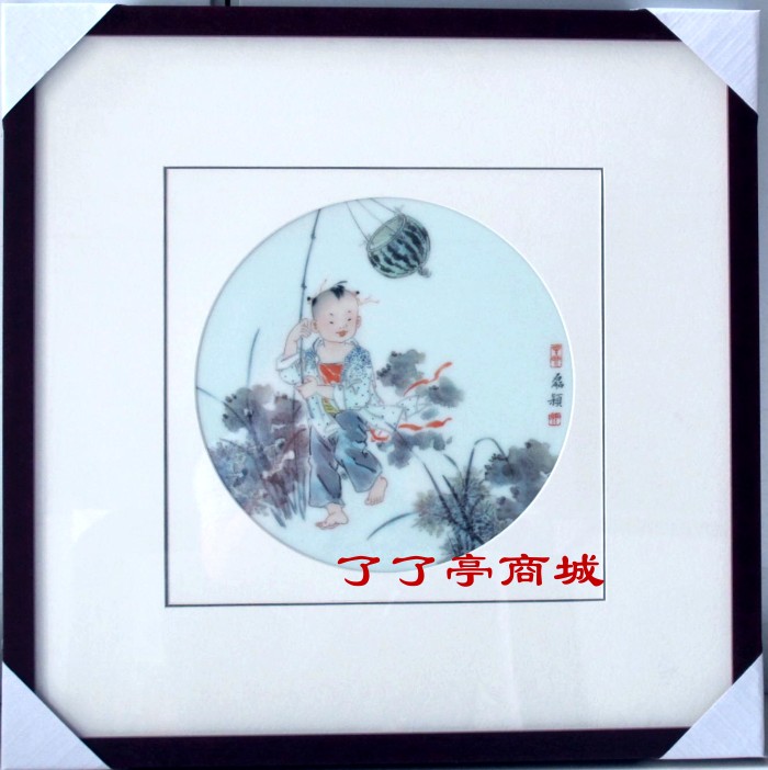 “夏日情趣”粉彩·李磊颖（陶瓷院校美术副教授，硕士生导师）