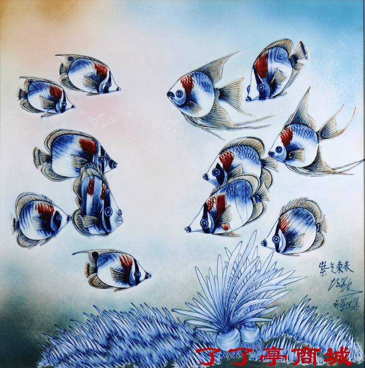 《紫气东来》·高温颜色釉．现代陶艺·胡景文（江西省工艺美术大师、著名陶瓷艺术家）