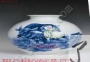 饶伟华 青花 童之韵 38.5x36.5cm 价格：8300 2007.6.3