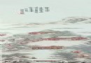 何许人&#8194;粉彩“两元飞雪图”瓷板