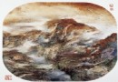 2008年 李林洪 山川情 釉上彩瓷板 成交价格：RMB:179,200